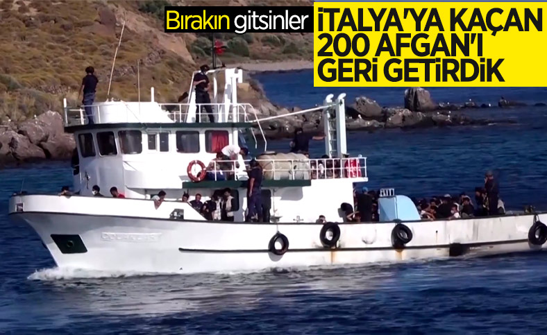 Türkiye, İtalya'ya giden 200 Afgan göçmeni yakaladı