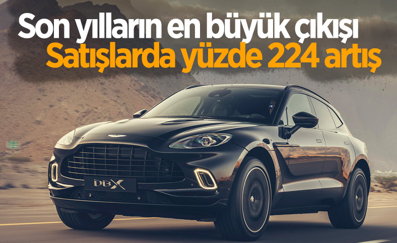 Aston Martin, ilk yarıda satışlarını yüzde 224 artırdı