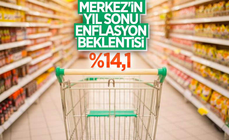 Merkez Bankası'nın yıl sonu enflasyon tahmini: 14,1