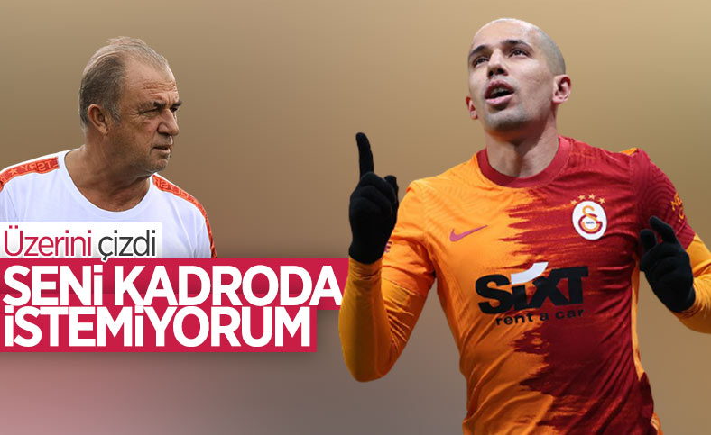 Fatih Terim, Feghouli'yi tamamen sildi