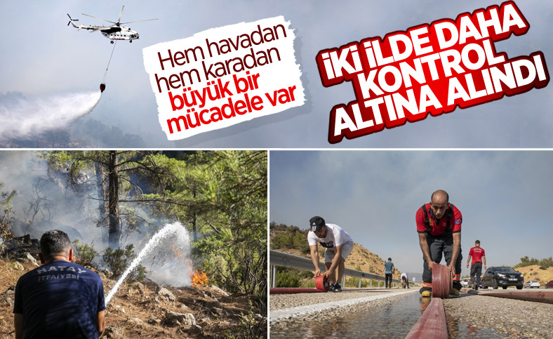 Orman yangınları kontrol altına alınıyor