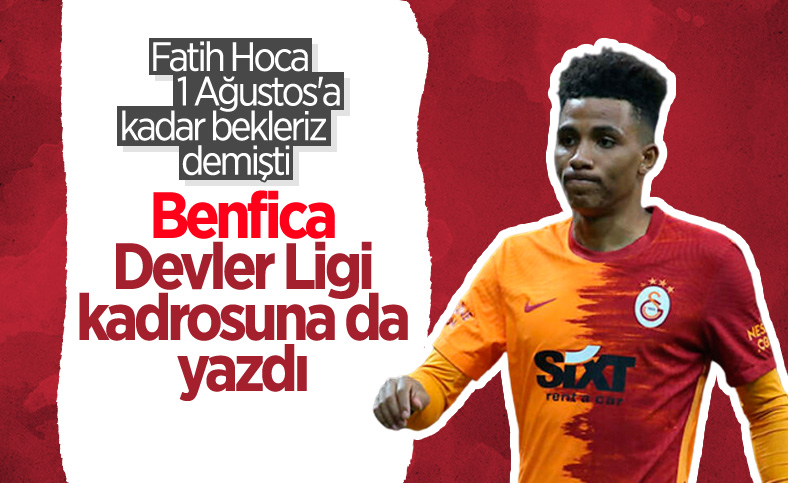 Benfica, Gedson Fernandes'i Devler Ligi kadrosuna kaydetti