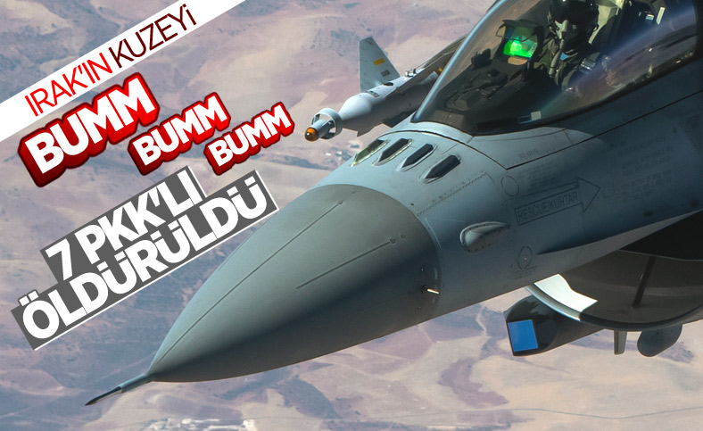Irak'ın kuzeyinde 7 terörist öldürüldü