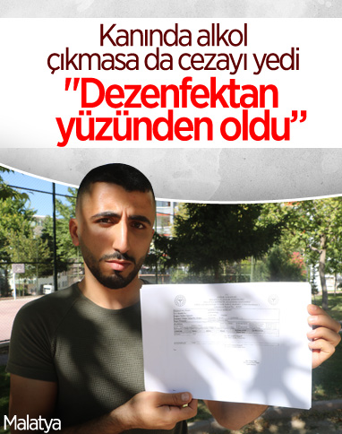 Malatya’da alkollü olmadığını kanıtlayan sürücüye mahkemeden ret