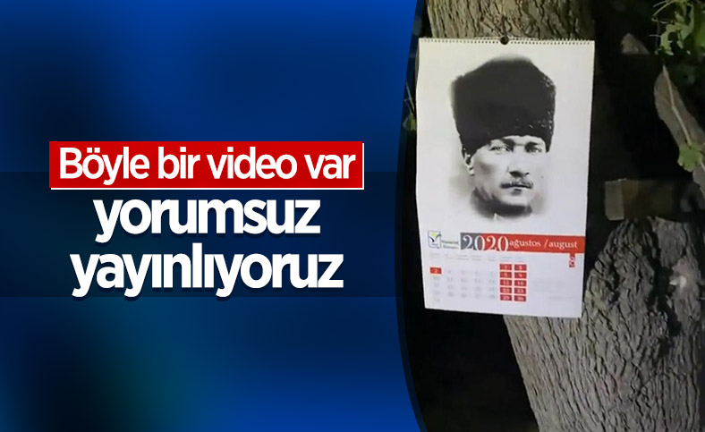 Manavgat orman yangınında Atatürk posteri yanmadı diyorlar