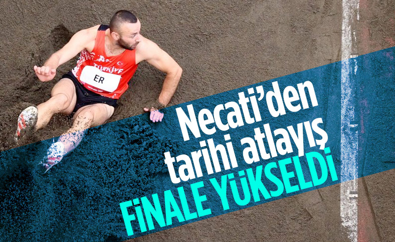 Milli atlet Necati Er, Tokyo'da üç adım uzun atlamada finalde
