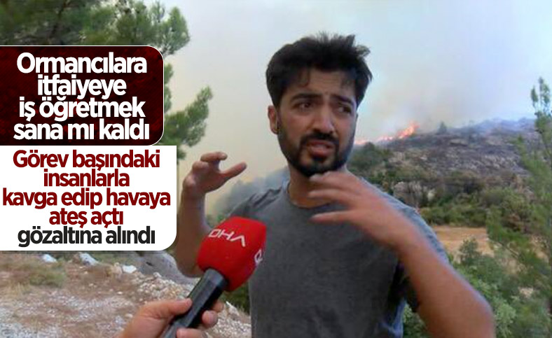 Manavgat'a desteğe giden Yusuf Güney'e gözaltı