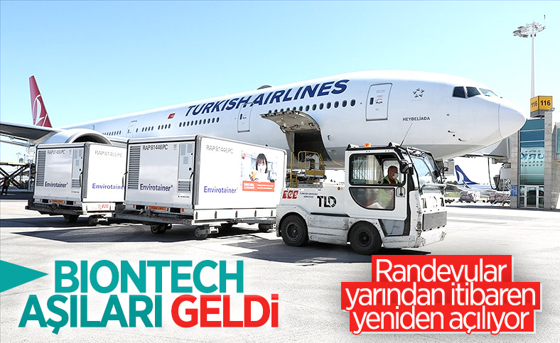 BioNTech aşılarının yeni sevkiyatı Türkiye'de