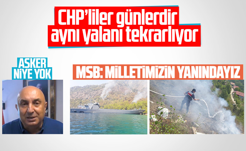 CHP'li Engin Özkoç'un 'asker müdahale etmiyor' yalanına MSB'den cevap