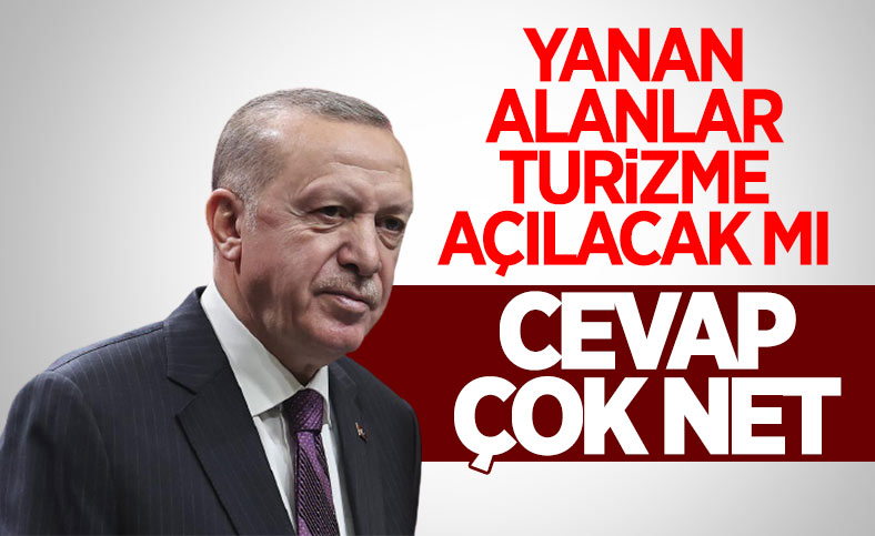 Cumhurbaşkanı Erdoğan: Turizm bakanıma verdiğim bir yetki yok