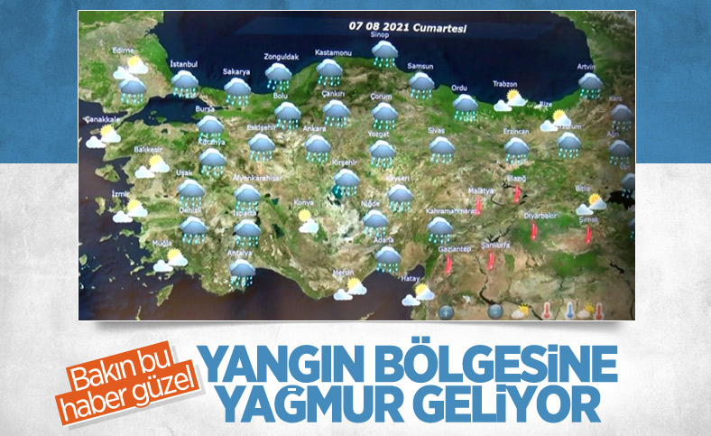 Meteoroloji'den Antalya için yağış tahmini