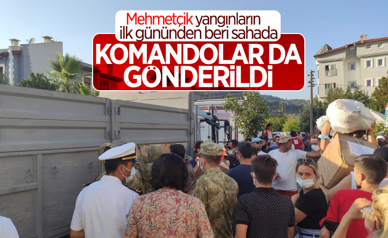 TSK yangın bölgelerine takviyelerini sürdürüyor