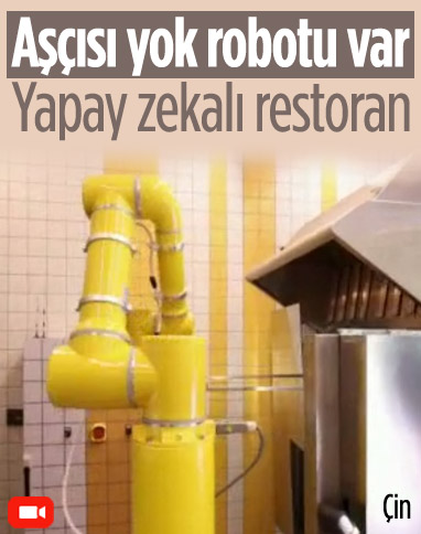 Şangay’da yapay zekalı restoran