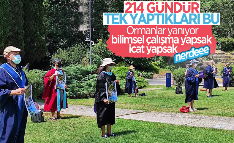 Boğaziçi'nde akademisyenlerin dikilme eyleminde 31'inci hafta
