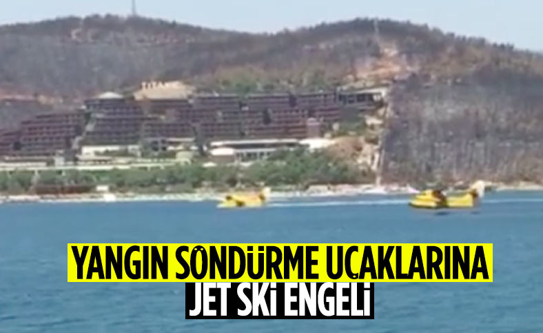 Yangın söndürme uçaklarına jet ski engeli