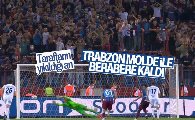 Trabzonspor Molde ile berabere kaldı