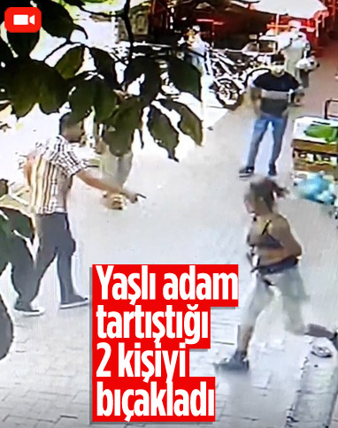 Edirne’de yaşlı adam parkta 2 kişiyi bıçakladı
