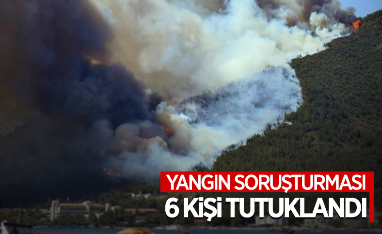 Muğla'da zeytinlik ve ormanlık alandaki yangınlara 6 tutuklama