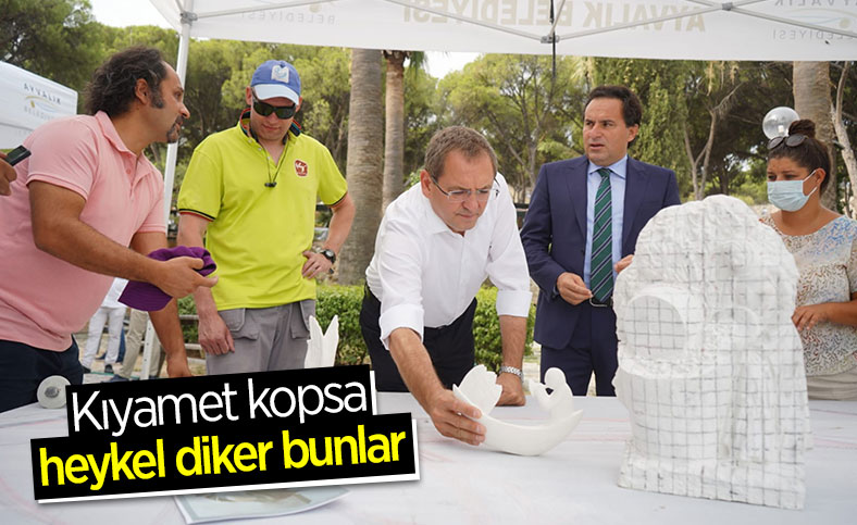 Ayvalık Belediyesi'nden heykel sempozyumu