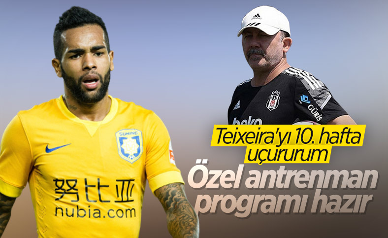 Sergen Yalçın'dan Alex Teixeira'ya özel program