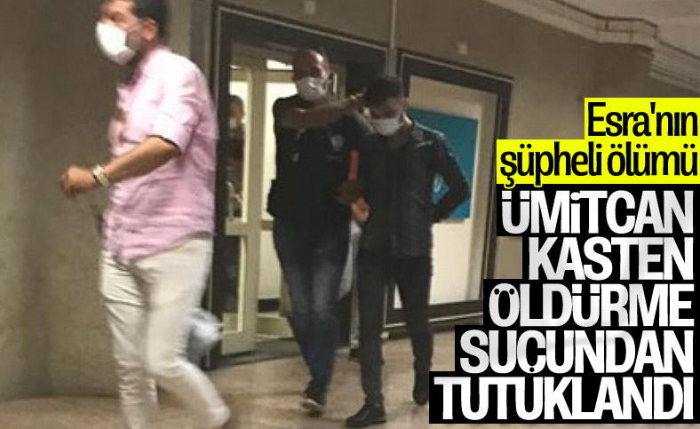 Ümitcan Uygun, Esra Hankulu'yu kasten öldürme suçundan tutuklandı