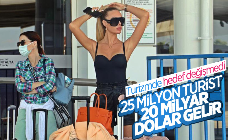 Türkiye'nin turizmdeki hedefi değişmedi