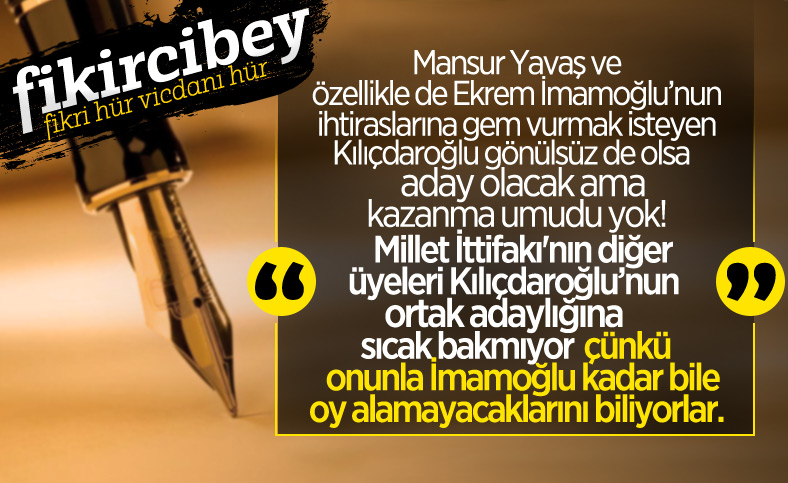 Fikirci Bey yazdı: SIRTINI HDP’YE DAYAYANLAR