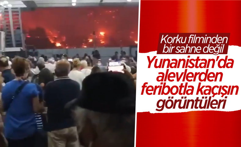 Yunanistan’da yangın: Evia’da yaşayanlar tahliye edildi