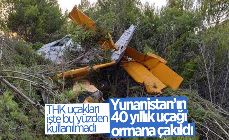 Yunanistan’da yangın söndürme uçağı düştü