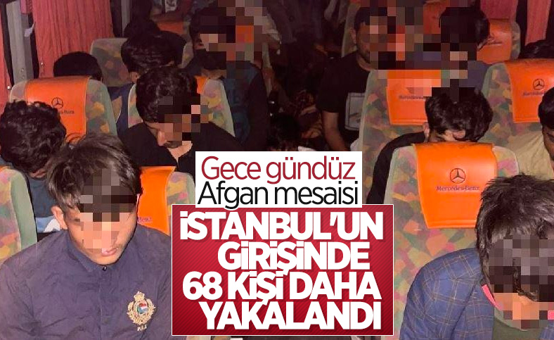 Kocaeli'de 68 kaçak göçmen yakalandı