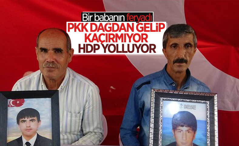 Diyarbakırlı baba: PKK dağdan gelip kaçırmıyor, HDP yolluyor