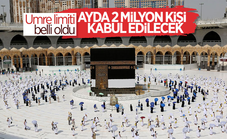 Suudi Arabistan, aylık umre kontenjanını açıkladı