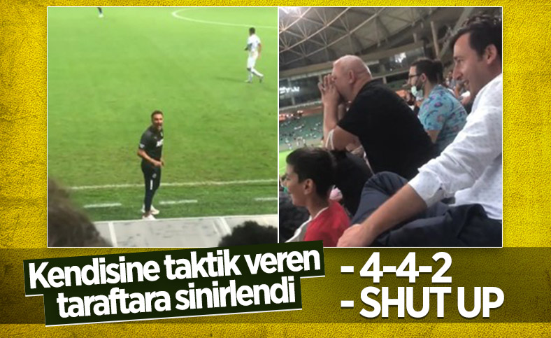Vitor Pereira ve taraftar arasında 'taktik' tartışması