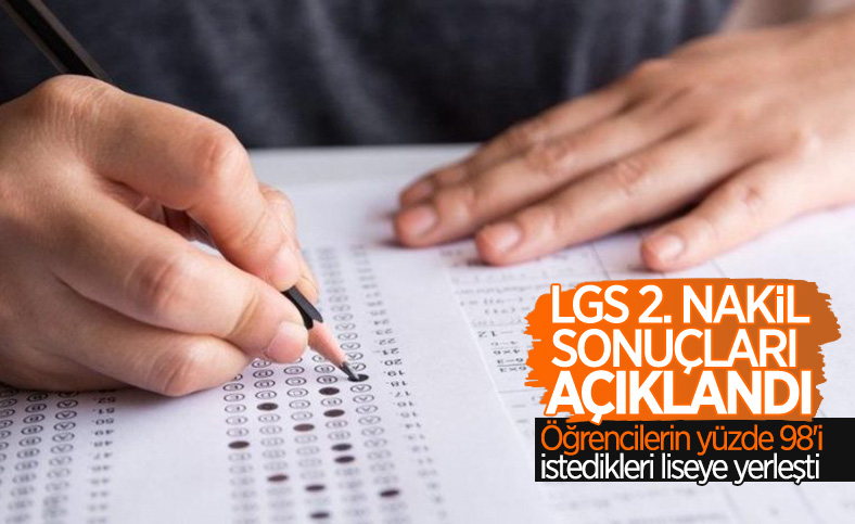 LGS 2'nci nakil sonuçları açıklandı