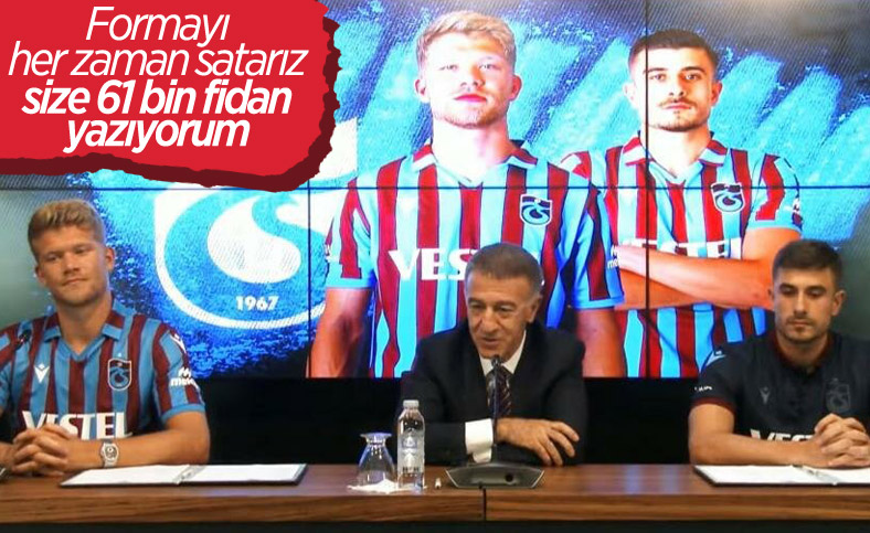 Trabzonspor'da Dorukhan ve Cornelius'a imza töreni yapıldı