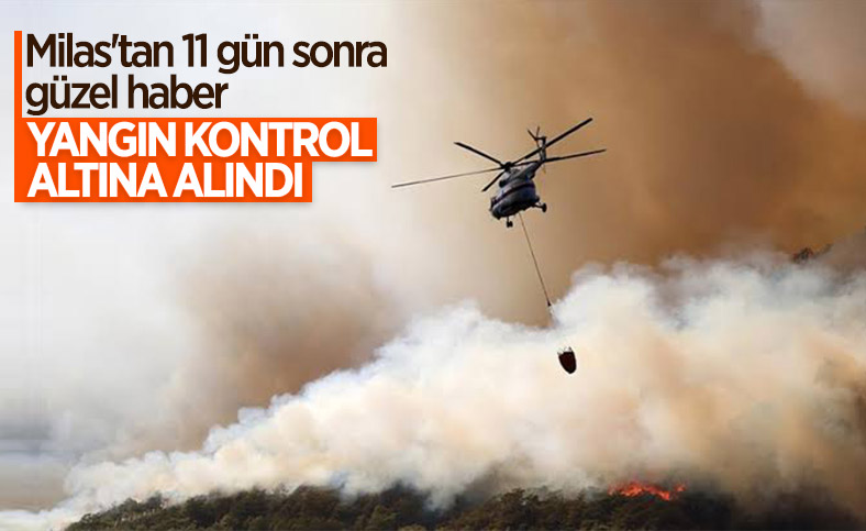 Muğla Milas yangını kontrol altına alındı