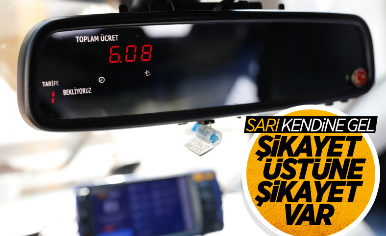 Taksiciler ve müşteriler arasında 'ücretli yol' meselesi