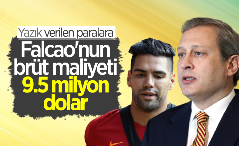 Burak Elmas: Falcao'nun brüt maliyeti 9.5 milyon dolar
