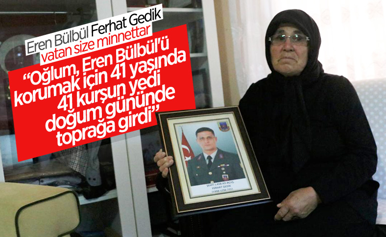 Eren Bülbül ile başçavuş Ferhat Gedik'in şehadetlerinin 4. yılı
