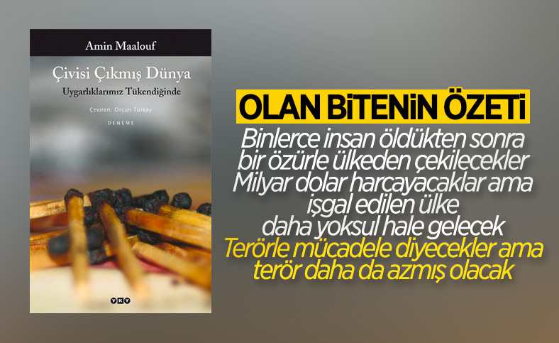 Medeniyetler çatışması bağlamında Âmin Maalouf'un Çivisi Çıkmış Dünya kitabı