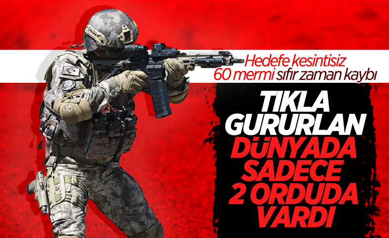 Mehmetçik'in mermisi yüksek kapasiteli şarjörle ikiye katlandı