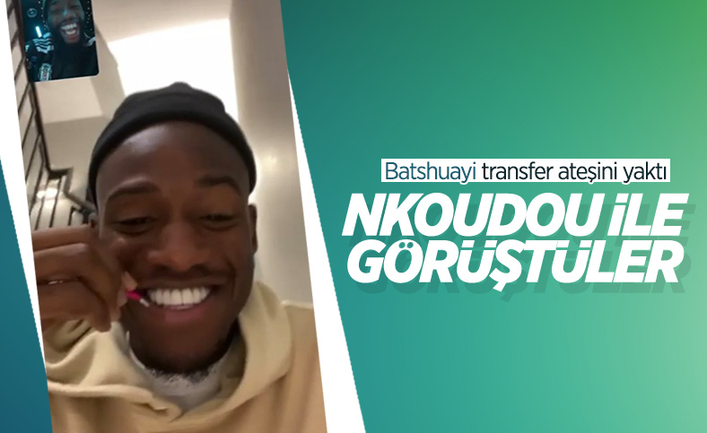 Batshuayi, Nkoudou ile görüştü