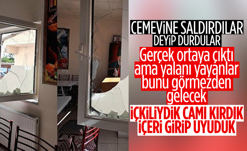 Cemevine saldırı yalanını polis ortaya çıkardı