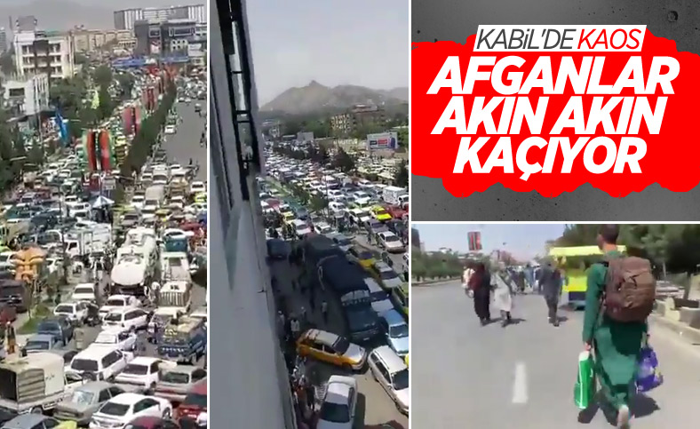 Kabil’de kaos: Afganlar kaçıyor