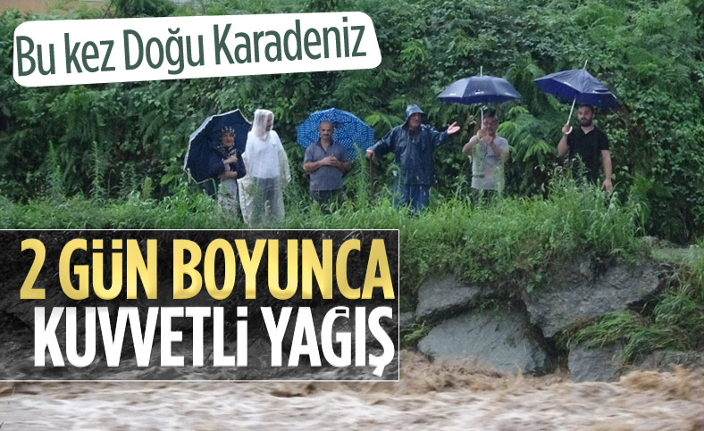 Meteoroloji’den Rize ve Artvin için yağış uyarısı