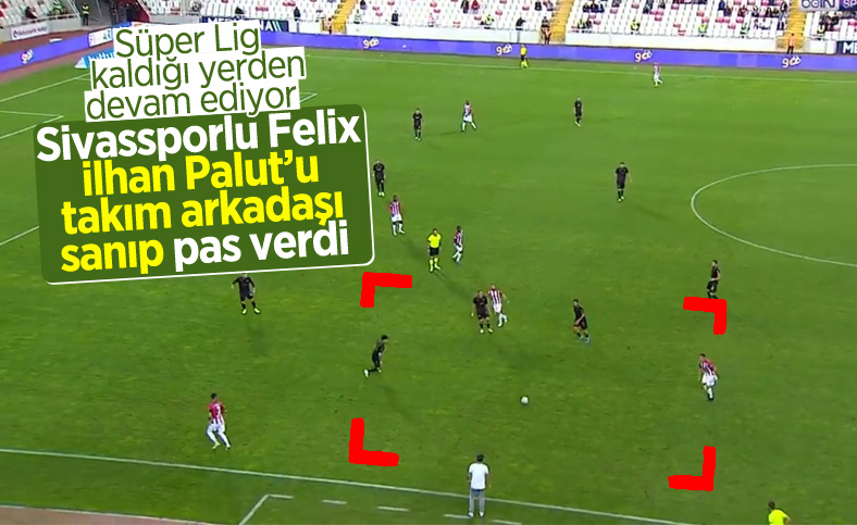 Sivassporlu Felix, İlhan Palut'u takım arkadaşı sandı