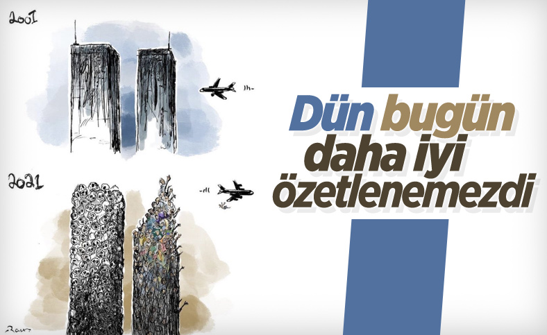 Ürdünlü sanatçıdan Afganistan için 11 Eylül karikatürü