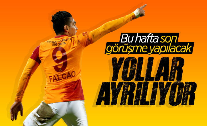 Galatasaray'da Falcao ile yollar ayrılıyor
