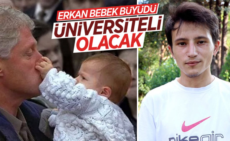 Gölcük depreminin simge isimlerinden 'Erkan bebek' üniversiteli olacak