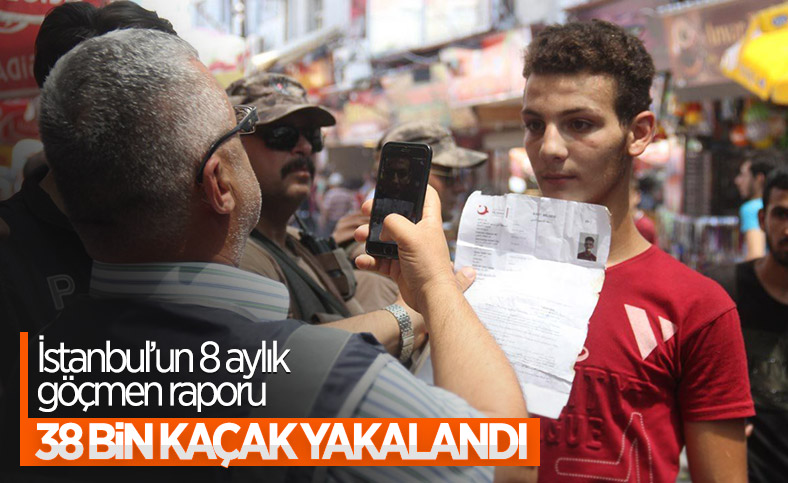 1 Ocak'tan bu yana İstanbul'da 38 bin 251 düzensiz göçmen yakalandı